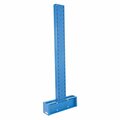 Vestil Blue Steel Cantilever Double Upright Medium Duty 10ft Height 18"L Arm MDU-C-10-18